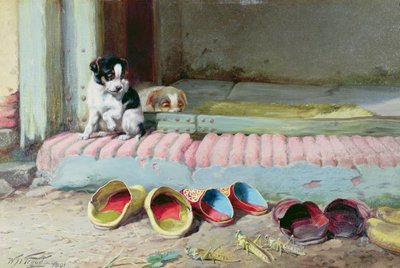 Ven eller fjende, 1891 af William Henry Hamilton Trood
