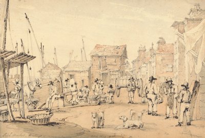 Fiskemarked, Hastings af William Henry Harriott