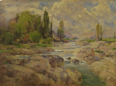 The Normal Rock Creek, 1910. af William Henry Holmes