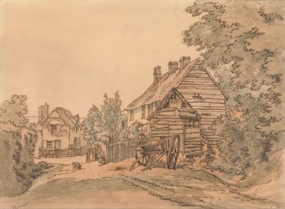 En Gade i en Landsby af William Henry Hunt