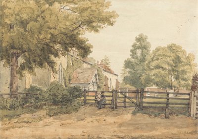 Aldenham kirke af William Henry Hunt
