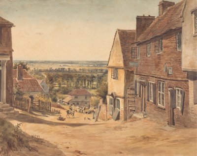 Dagnall Lane, St. Albans af William Henry Hunt
