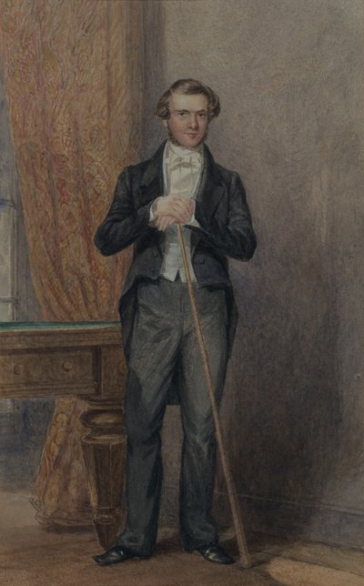 Groom of Chambers (akvarel på papir) af William Henry Hunt