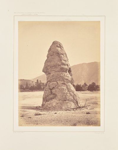 Frihedens kasket, Mammoth Hot Springs af William Henry Jackson