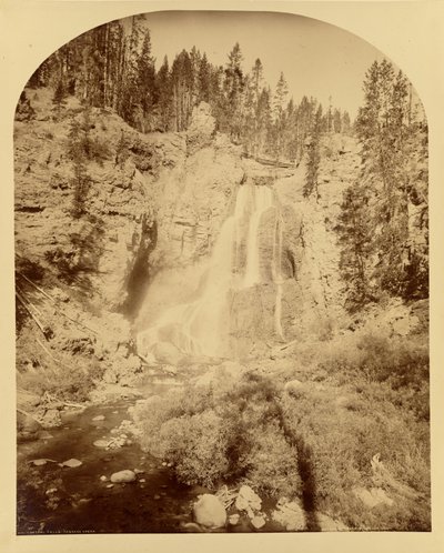 Crystal Falls, Cascade Creek af William Henry Jackson