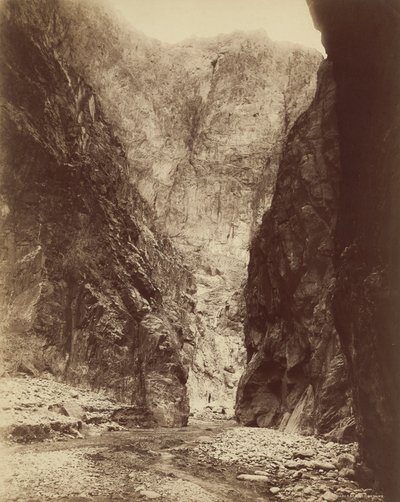 Diamond River Canyon,1885 (foto) af William Henry Jackson