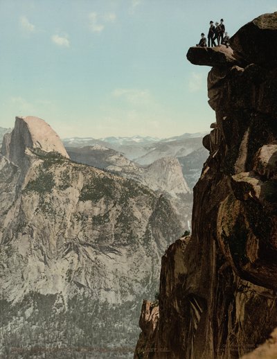 Glacier Point og South Dome, Yosemite Valley, Californien, udgivet 1898 (foto) af William Henry Jackson