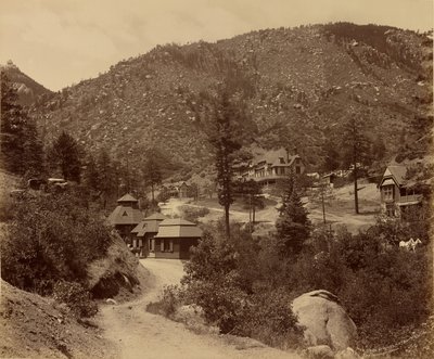 Iron Springs Hotel, Manitou af William Henry Jackson