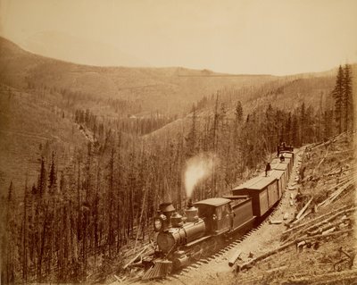 Marshall Pass, Westside af William Henry Jackson