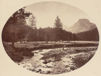Palace Butte Park, Gallatin-bjergene, Montana-territoriet af William Henry Jackson