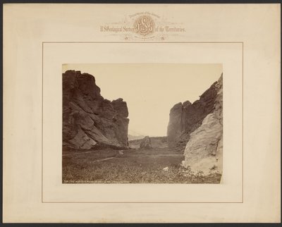 Den smukke port - Gudernes Have, Colorado af William Henry Jackson