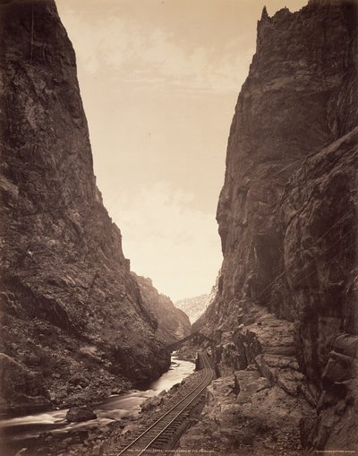 Den kongelige kløft, Grand Cañon of the Arkansas af William Henry Jackson