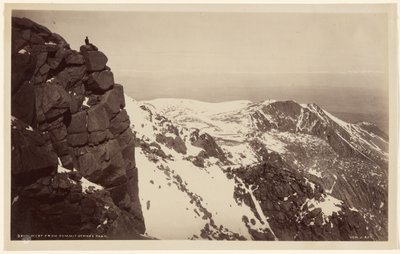 Mod vest fra toppen af Pikes Peak af William Henry Jackson