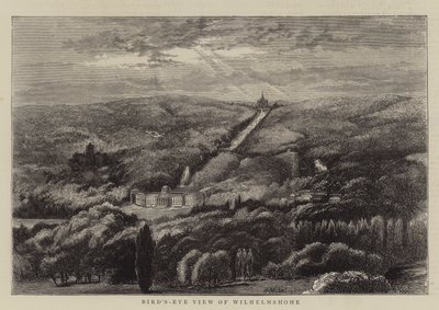 Wilhelmshohe i fugleperspektiv af William Henry James Boot
