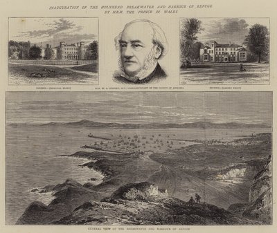 Indvielse af Holyhead Breakwater og Harbour of Refuge af HKH Prinsen af Wales af William Henry James Boot