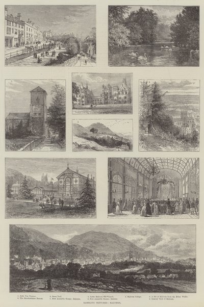 Vandrende skitser, Malvern af William Henry James Boot