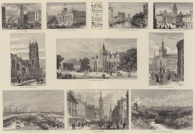 Kongeligt besøg i Leeds og Preston af William Henry James Boot