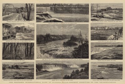 Den foreslåede internationale park ved Niagara Falls, nuværende tilstand af kvarteret af William Henry James Boot