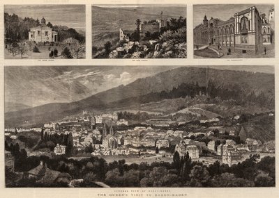 Dronningens besøg i Baden-Baden af William Henry James Boot