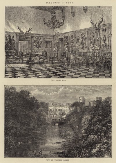 Warwick Castle af William Henry James Boot