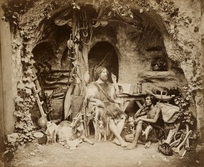 Robinson Crusoe, ca. 1856 (albumen-sølvprint fra glasnegativ) af William Henry Lake Price