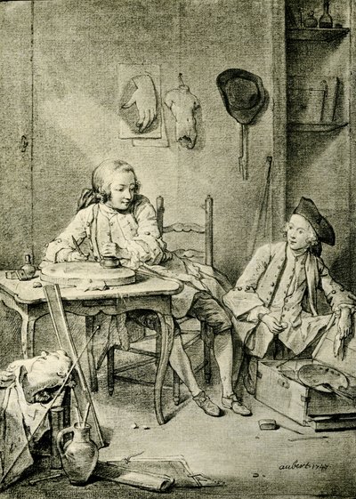 To maler-drenge af William Henry Pike