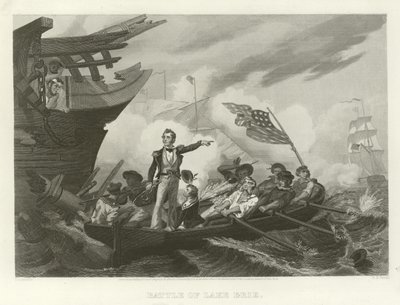 Kamp om Lake Erie af William Henry Powell