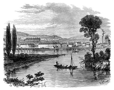 Sedan, 1800-tallet. af William Henry Prior