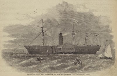 Det indiske imperium, Mail Steamer på den nye Atlanterhavsrute af William Henry Prior