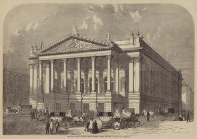 Det nye kongelige italienske operahus, Covent Garden, Edmund Barry, arkitekt af William Henry Prior