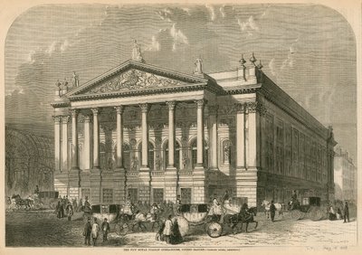 Det nye italienske operahus, Covent Garden, London af William Henry Prior