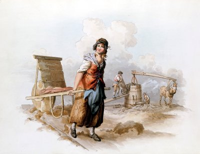 Brickfield, 1808 af William Henry Pyne