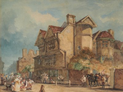 Gamle huse, High Street, Rochester af William Henry Pyne