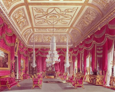 The Crimson Drawing Room, Carlton House fra Pynes 