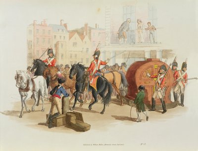 Lotterihjulet, indgraveret af kunstneren, 1805 (akvatint) af William Henry Pyne