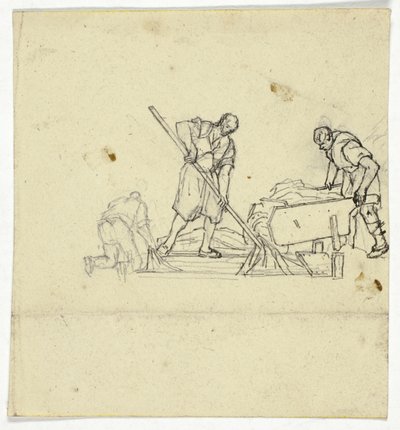 Tre Arbejdere af William Henry Pyne