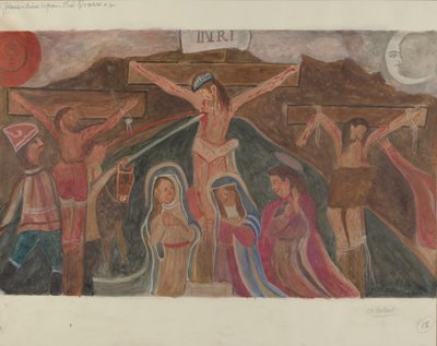 Korsets station nr. 12: Jesus dør på korset, ca. 1936. af William Herbert
