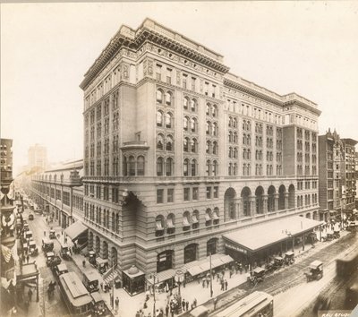 Market Street på 12th, Philadelphia af William Herman Rau