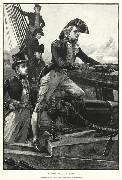 Et mistænkeligt sejl (gravering) af William Heysham (after) Overend