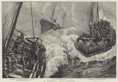 En redningsbådskonkurrence af William Heysham Overend
