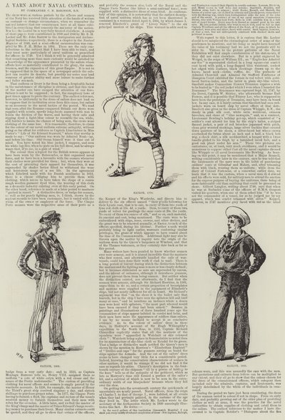 Et garn om flådedragter af William Heysham Overend
