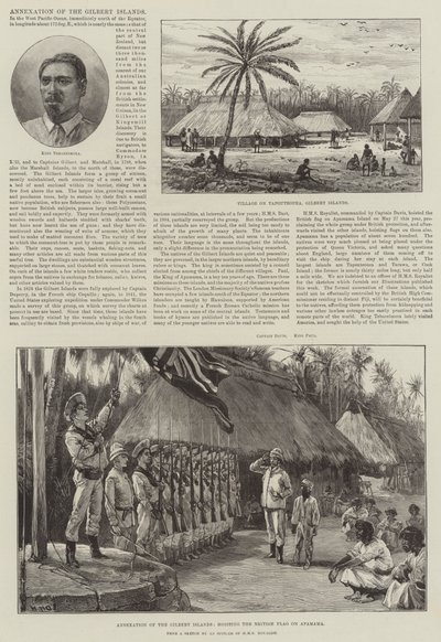Anneksering af Gilbertøerne af William Heysham Overend
