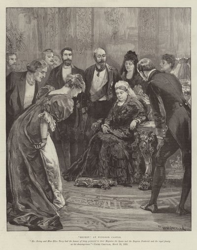 Becket, på Windsor Castle af William Heysham Overend