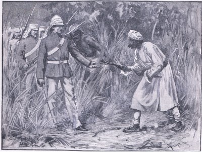 Fangst af Tantia Topee 1859 e.Kr af William Heysham Overend