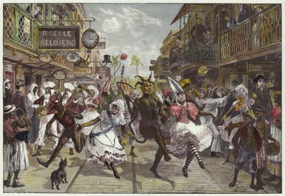 Karneval i Port of Spain, Trinidad af William Heysham Overend