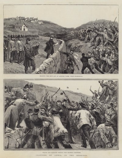 Crofters of Lewis, på Hebriderne af William Heysham Overend