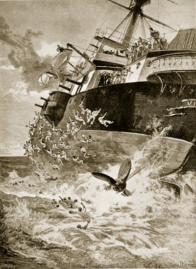 HMS Victoria kæntrede, 22. juni 1893 af William Heysham Overend