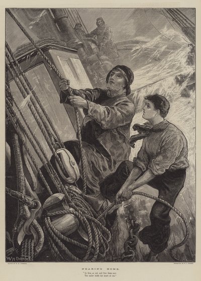 Nærmer sig Hjemmet af William Heysham Overend