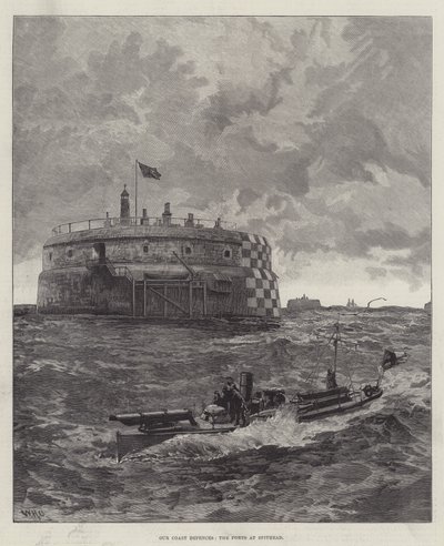 Vores kystforsvar, fortene ved Spithead af William Heysham Overend