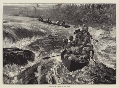 Skyder Rapids på Congo af William Heysham Overend